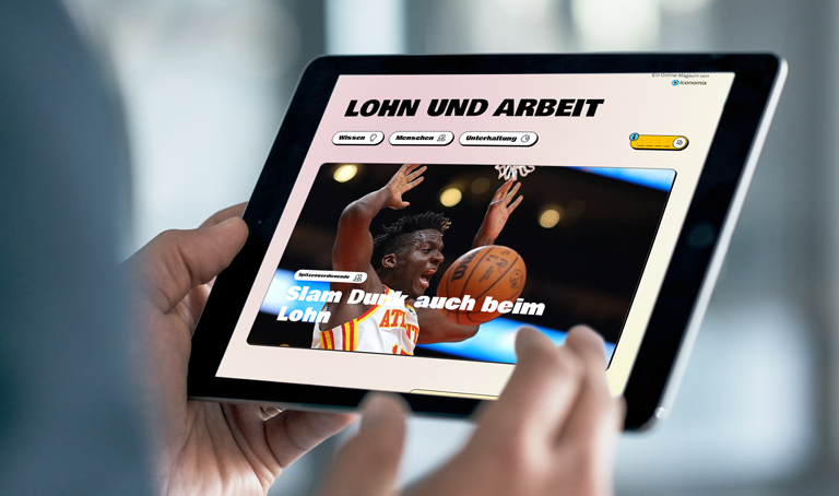 Online-Magazin Lohn und Arbeit von Iconomix