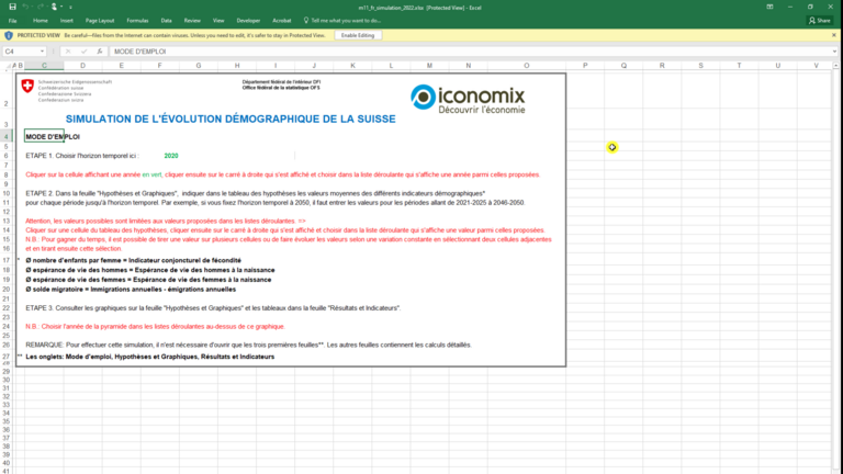 Tutoriel vidéo: Structure du module et simulation Excel