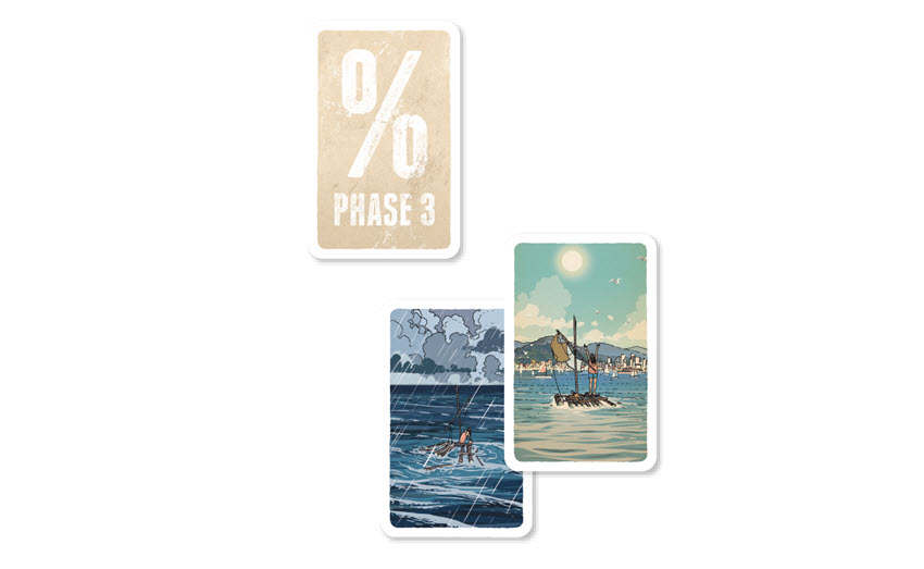 Cartes de pourcentage Phase 3