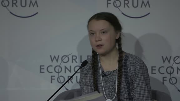 Greta Thunberg – Rede WEF Davos